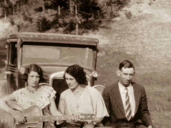 Maybelle, Sara, and AP Carter in August 1927
