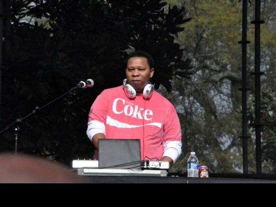 DJ Mannie Fresh at Congo Square New World Rhythms Fest 2014 [Photo by Kichea S. Burt]