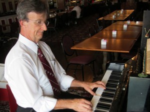 Steve Pistorius aboard the Steamboat Natchez, by Melanie Merz. 